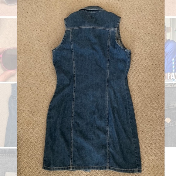 Y2K Vintage Calvin Klein Denim Dress - Picture 2 of 6